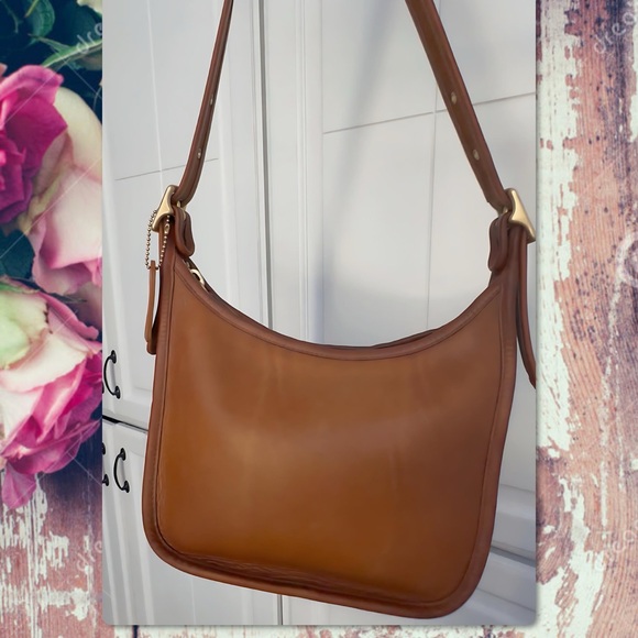 VINTAGE COACH JANICE’S LEGACY BURNISHED CROSSBODY BAG 9950 - Picture 7 of 17